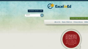 What Excelined.org website looked like in 2017 (8 years ago)
