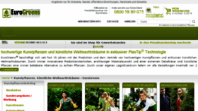 What Eurogreens.de website looked like in 2017 (6 years ago)