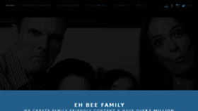 What Ehbeefamily.com website looked like in 2017 (6 years ago)