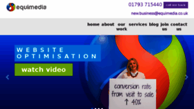 What Equimedia.co.uk website looked like in 2017 (8 years ago)