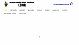What Esmil.mil.ec website looked like in 2017 (6 years ago)