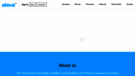 What Eleve.co.in website looked like in 2017 (6 years ago)