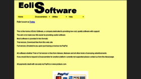What Eolis-software.co.uk website looked like in 2017 (6 years ago)