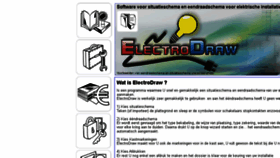 What Electrodraw.be website looked like in 2017 (6 years ago)