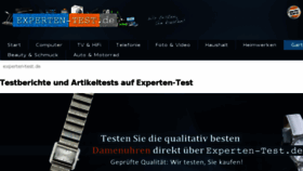 What Experten-test.de website looked like in 2017 (6 years ago)