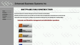 What Enhanced-business.com website looked like in 2017 (6 years ago)