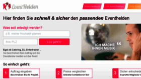 What Eventhelden.de website looked like in 2017 (6 years ago)