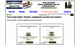 What Easylivinghealth.com website looked like in 2017 (6 years ago)