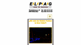 What Elpag.ch website looked like in 2017 (6 years ago)