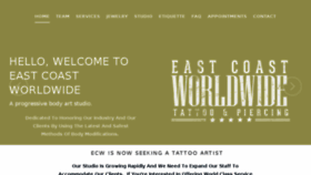 What Eastcoastworldwide.com website looked like in 2017 (6 years ago)