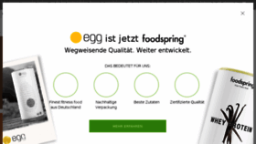 What Egg.de website looked like in 2017 (6 years ago)