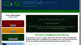 What Ezaztrafficschool.com website looked like in 2017 (6 years ago)