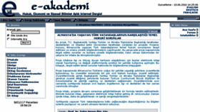 What E-akademi.org website looked like in 2017 (6 years ago)