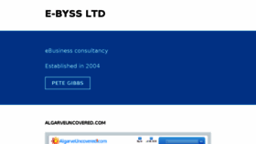 What E-byss.com website looked like in 2017 (6 years ago)