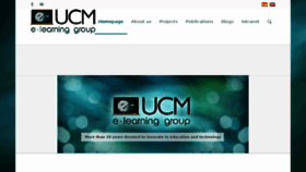 What E-ucm.es website looked like in 2017 (6 years ago)