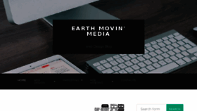 What Earthmovinmedia.com website looked like in 2017 (6 years ago)