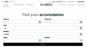 What Ecoibiza.com website looked like in 2017 (6 years ago)