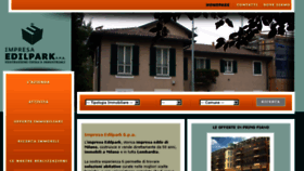 What Edilpark.it website looked like in 2017 (6 years ago)