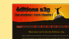 What Editions-a2g.com website looked like in 2017 (6 years ago)