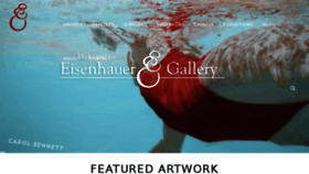 What Eisenhauergallery.com website looked like in 2017 (6 years ago)