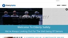 What Elderlysafety.net website looked like in 2017 (6 years ago)