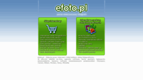 What Efoto.pl website looked like in 2017 (6 years ago)