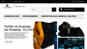 What Ellanova.de website looked like in 2017 (6 years ago)