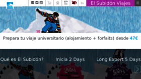 What Elsubidon.es website looked like in 2017 (6 years ago)