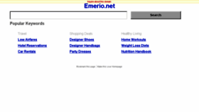 What Emerio.net website looked like in 2017 (6 years ago)
