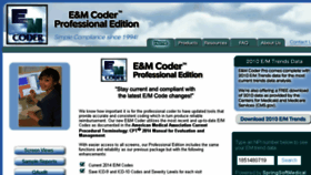 What Emcoder.com website looked like in 2017 (6 years ago)