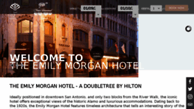 What Emilymorganhotel.com website looked like in 2017 (6 years ago)