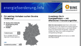 What Energiefoerderung.info website looked like in 2017 (6 years ago)