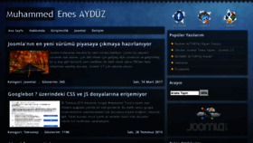 What Enesayduz.com website looked like in 2017 (6 years ago)
