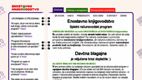 What Enostavno-knjigovodstvo.com website looked like in 2017 (6 years ago)