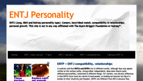 What Entjpersonality.info website looked like in 2017 (6 years ago)