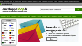What Enveloppeshop.fr website looked like in 2017 (6 years ago)