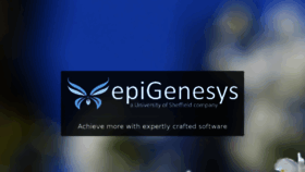 What Epigenesys.co.uk website looked like in 2017 (6 years ago)