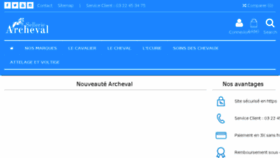 What Equipement-archeval.fr website looked like in 2017 (6 years ago)