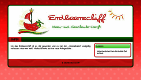 What Erdbeerschiff.de website looked like in 2017 (6 years ago)