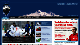 What Erciyesspor.org website looked like in 2017 (6 years ago)