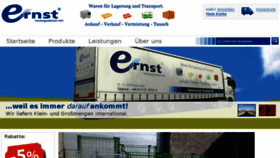 What Ernst-handel.de website looked like in 2017 (6 years ago)