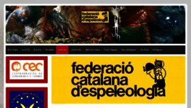 What Espeleologia.cat website looked like in 2017 (6 years ago)