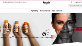 What Eucerin.sk website looked like in 2017 (6 years ago)
