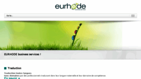 What Eurhode.com website looked like in 2017 (6 years ago)
