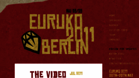 What Euruko2011.org website looked like in 2017 (6 years ago)