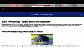 What Event-fahrtrainings.de website looked like in 2017 (6 years ago)