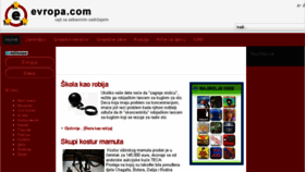 What Evropa.com website looked like in 2017 (6 years ago)