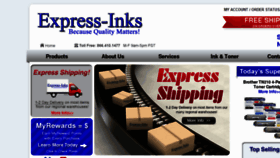 What Express-inks.com website looked like in 2017 (6 years ago)