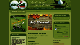 What Easygolf.at website looked like in 2017 (6 years ago)