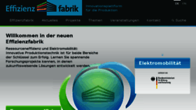What Effizienzfabrik.de website looked like in 2017 (6 years ago)